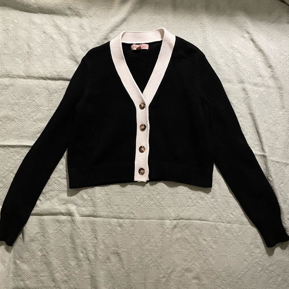 PHILOSOPHY CROPPED CARDIGAN